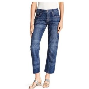 Current/Elliott Unisex Straight Leg Jeans